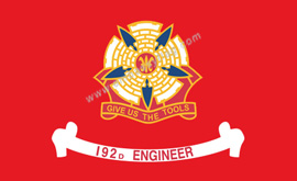 192nd Engineer Battalion printed colors