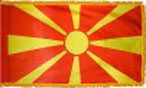 Macedonia indoor flag