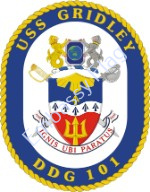 USS Gridley ship crest