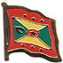 Grenada flag lapel pin